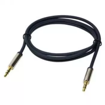 Logilink - Audiokabel - Mini-Klinkenstecker Stereo 3,5 mm (M) - Mini-Klinkenstecker Stereo 3,5 mm (M) - 3 m - Dunkelblau (CA10300)