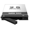 Externer Festplatteneinschub für IcyBox MB038 Serie – Modell MB038TP-B, schwarz, kompatibel mit MB038