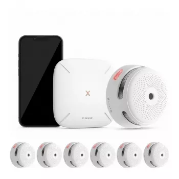 X-sense X-SENSE-FS61-6-1-RF-Rauchmelder-Set mit Gateway