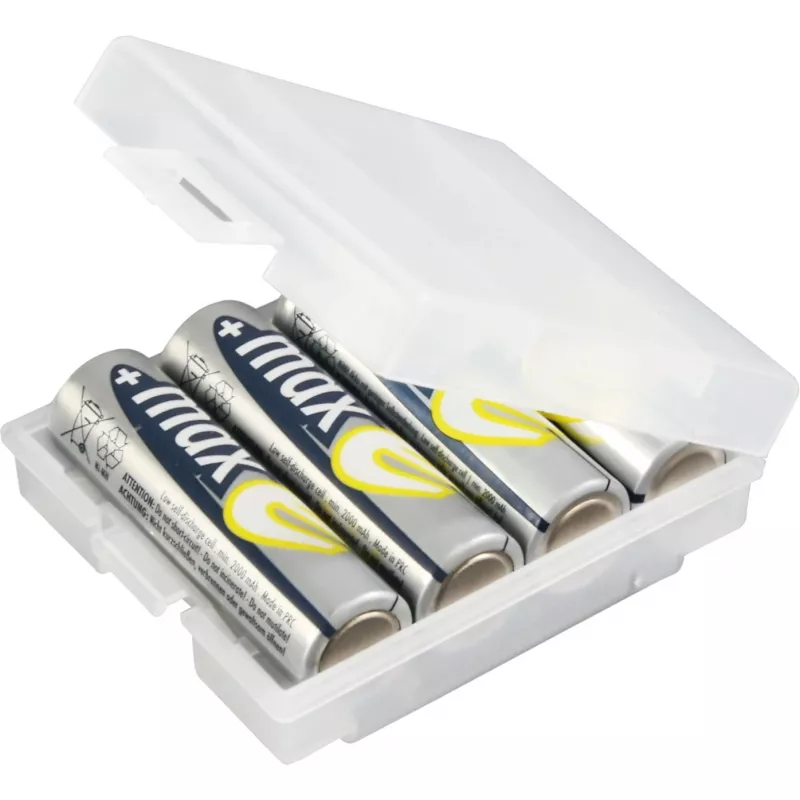 ANSMANN 4000740 Batteriebox BATTERY BOX 4, für max. 4 Zellen AA oder AAA