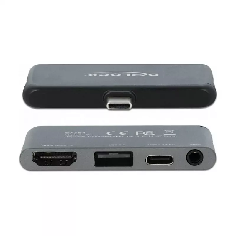 Dockingstation Tablet Apple DeLOCK Mini Dockingstation 4K 60 Hz