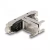 DeLOCK RJ45 Kupplung LSA zu LSA Cat.6A werkzeugfrei Schwarz