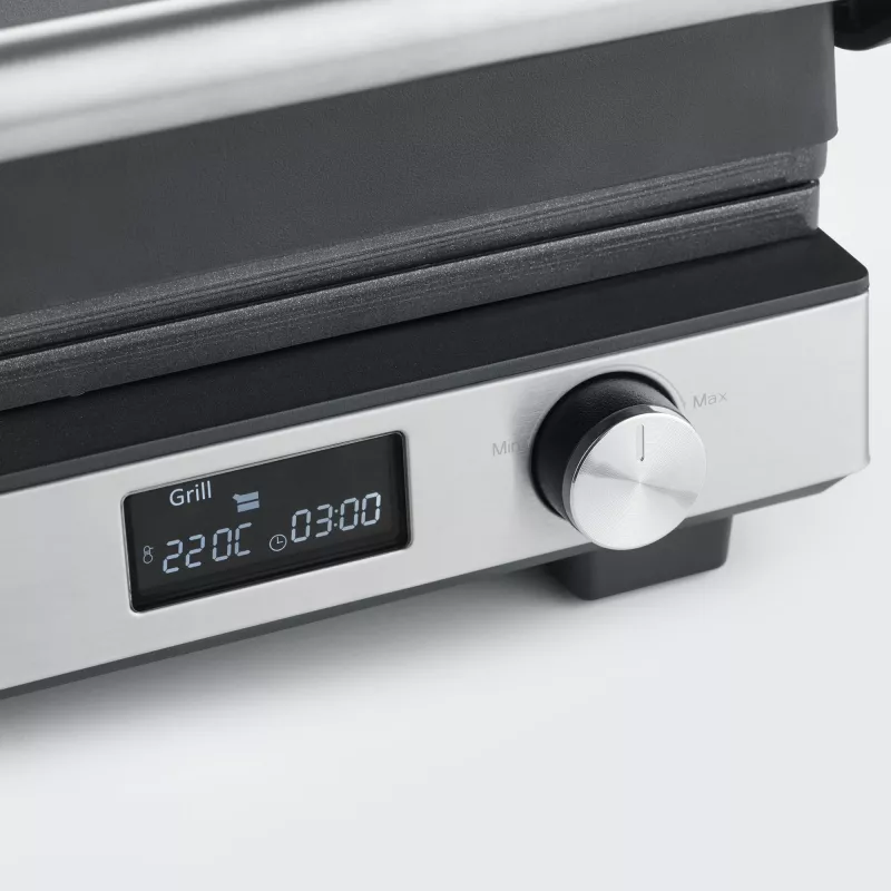 Kontaktgrill Severin KG 2380 Schwarz Silber 2000W Edelstahl