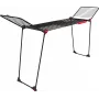 Wäscheständer VILEDA Infinity Flex Ultimate Teleskop — schwarz, beschichtetes Aluminium, 30 m Trockenfläche, faltbar, Rollen