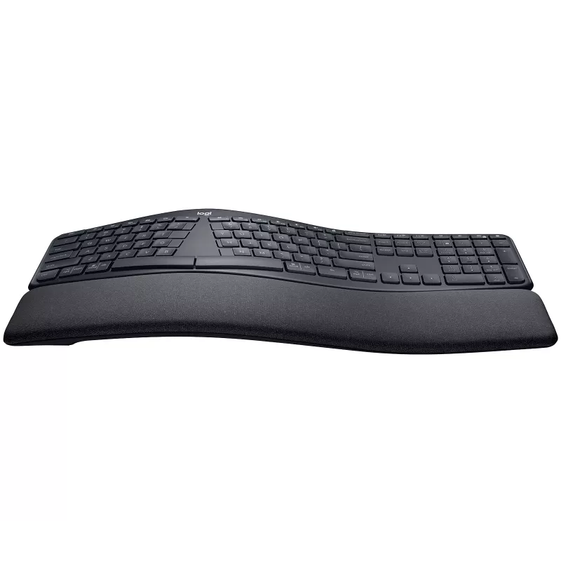 Logitech ERGO K860 - Tastatur - Kabellos - 2,4 GHz, Bluetooth 5.0 - QWERTY - Spanisch - Graphit