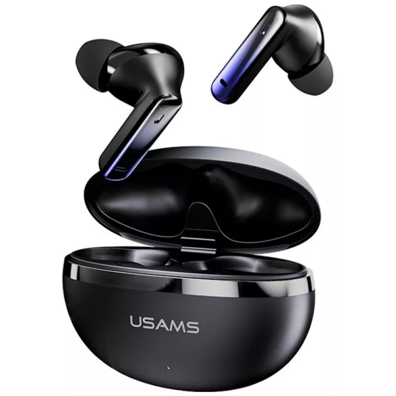 Bluetooth-Kopfhörer Usams TWS E02 ANC+ENC schwarz