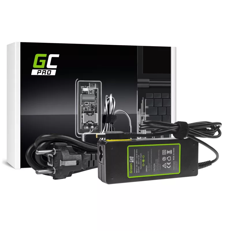 Netzteil Grün Cell AD39AP 90W AC-DC 20V 4,5A für Lenovo (Indoor) Schwarz