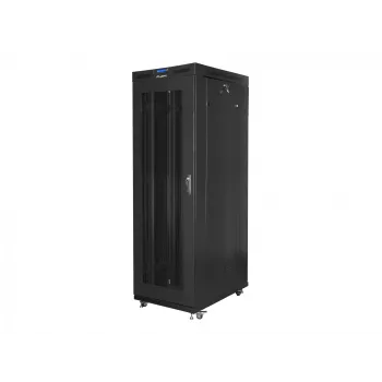 Rack-Schrank 19 Zoll LANBERG FF01-8042-23BL 42U 800x1000 mm Mesh-Tür