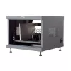Rack-Regal TECHLY 367652 Kabel-Organizer mit 3M-Klebebefestigung, Stahl, 550×550×410 mm, schwarz