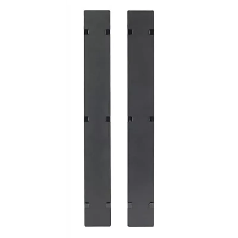 APC NetShelter Kabelmanagement, vertikaler Kabelmanager, Schwenkabdeckungen, für NetShelter SX 750 mm B 48U, Set mit 2 Stück, 109 x 2184 x 13 mm
