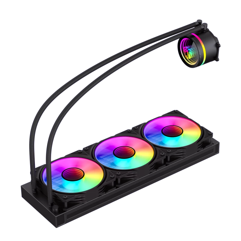 Gamemax | CPU-Flüssigkeitskühler | ICEBURG 360 INFINITY | Schwarz