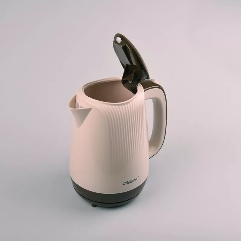 Feel-Maestro MR042 beige Wasserkocher 1,7 L Beige, Braun 2200 W