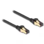 Netzwerkkabel DeLOCK RJ45 Cat.6A Stecker auf Stecker S/FTP 10m Schwarz