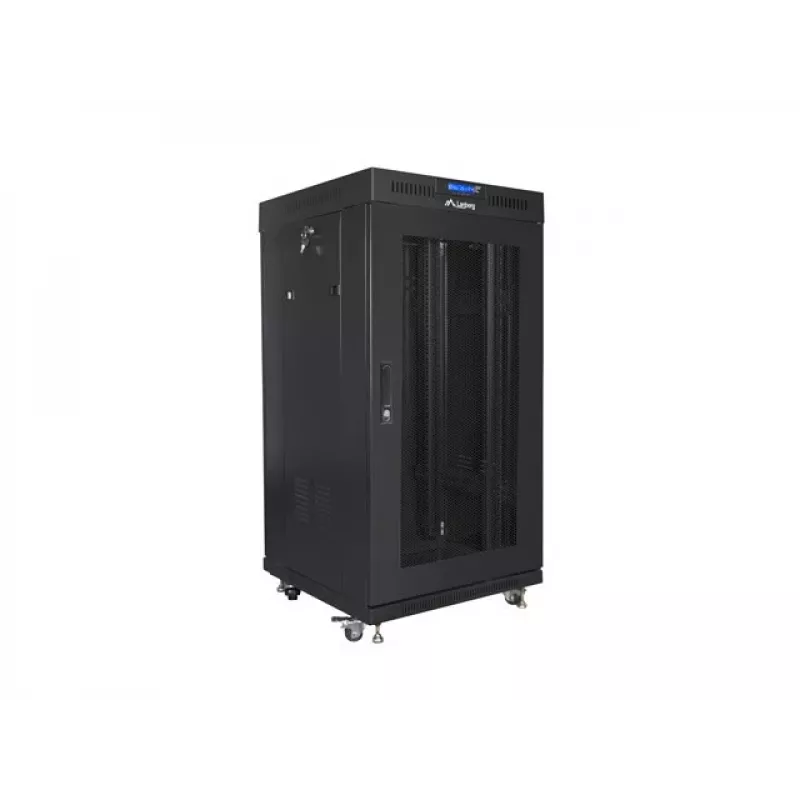 19-Zoll freistehender Netzwerkschrank LANBERG FF01-6622-23BL 22U Schwarz