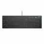 CHERRY AK-C8112 Medical USB QWERTZ Deutsch Schwarz Weiß Full-Size Tastatur