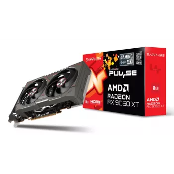 Grafikkarte Sapphire Radeon RX 9060 XT – 8 GB GDDR6, 128-Bit, PCIe x16 5.0, Dual-Fan-Kühlung