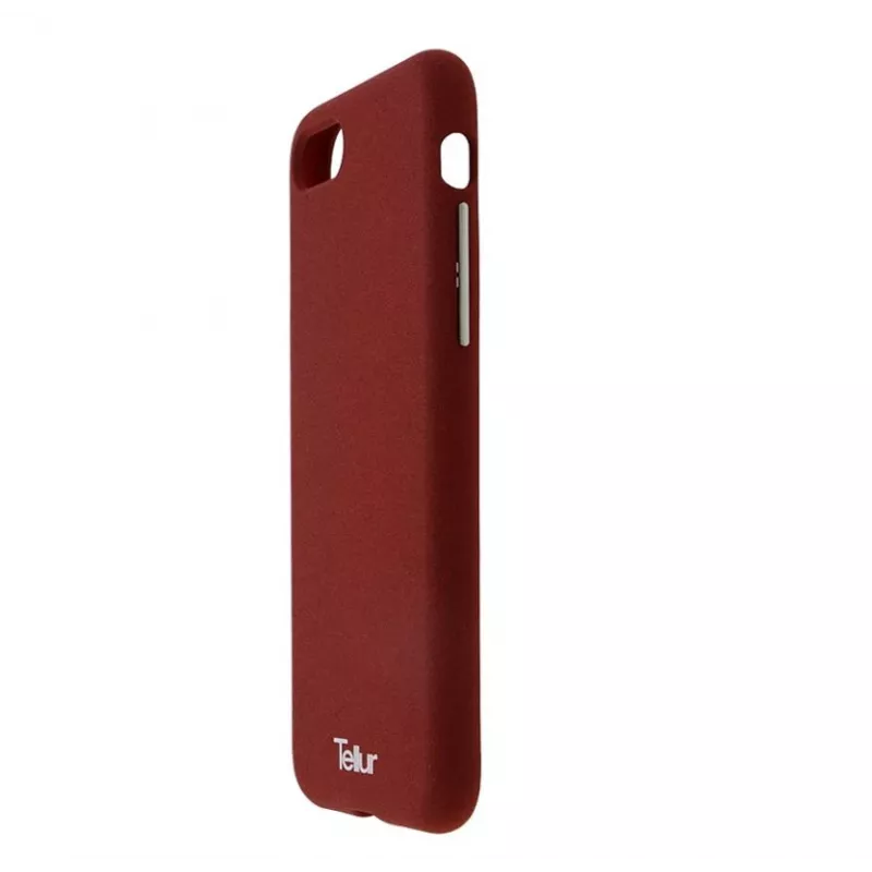 Cover Tellur iPhone 7 Braun Rot