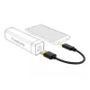DeLOCK USB-Ladekabel Typ-A auf USB Typ-C 15 cm Schwarz