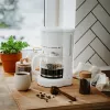 Adler AD 4383w Filterkaffeemaschine für gemahlenen Kaffee 1,5 L weiß