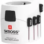 Universal-Reiseadapter Weiß Skross PRO Typ C E F