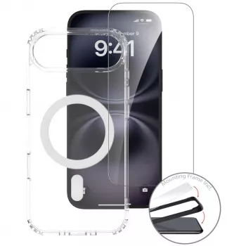 4smarts Handyhülle Border Transparent Weiß für iPhone 17 Air