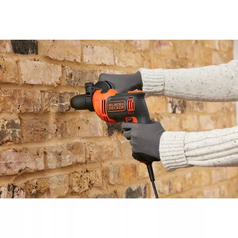 Black & Decker BEH710-QS Bohrmaschine 2800 U/min Schwarz, Orange