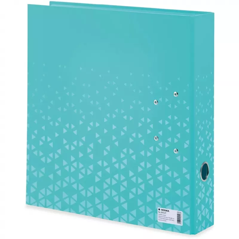 HERMA Color Ringbuch A4 Türkis D-Ring Karton 1 Stk.