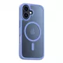 Torras Guardian Magnetic Series Handyhülle für iPhone 16, blau, magnetisch kompatibel, schlankes Profil