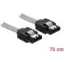 SATA-Kabel DeLOCK 85343 0,7 m Schwarz Transparent