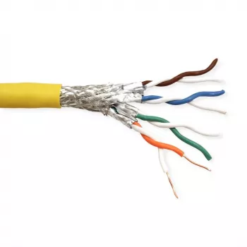 Netzwerkkabel ROLINE 21.15.0005 100m Cat8 SF/UTP Gelb