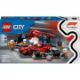 LEGO City F1-Boxenstopp-Set 60443 – Ferrari F1-Auto, 322 Teile, 5 Minifiguren, Alter 6+
