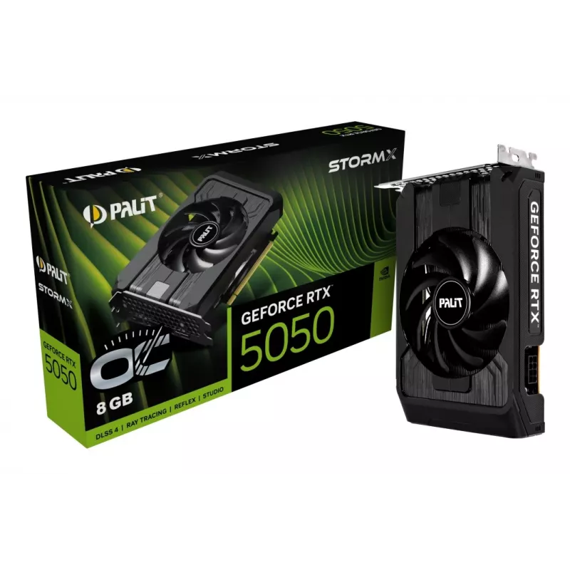 Grafikkarte Palit GeForce RTX 5050 StormX OC — 8 GB GDDR6, 128-bit, PCIe 5.0