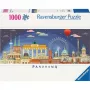 Puzzle Ravensburger Panorama Nacht in Berlin 1000 Teile, Panoramaformat