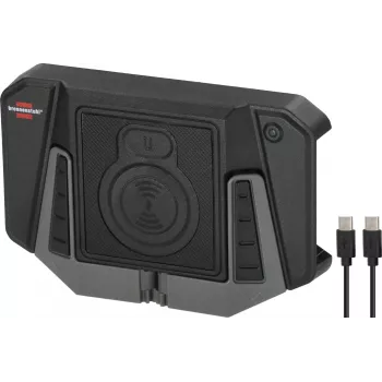 Indoor-Ladegerät Brennenstuhl 1173780001 Kabellos Smartphone Schwarz Grau