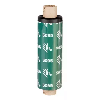 Zebra 5095 HighPerformance Harz-Thermotransferband 450 m Schwarz