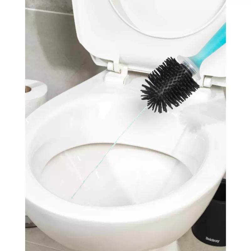 Toilettenbürste Beldray LA033996UFFEU7 Antibac Grau, antibakterielle Toilettenreinigungsbürste