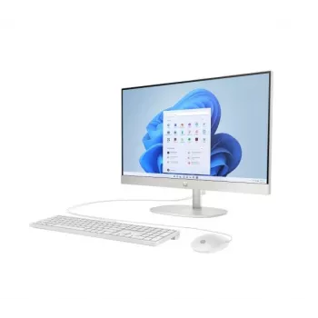 HP All-in-One 24-cr0242ng 23,8 FHD Touch, Core i3-N300, 8GB RAM, 256GB SSD, DOS, Weiß