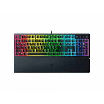 Kabelgebundene Gaming-Tastatur Razer Ornata V3 – Membran‑Mechanik‑Hybrid, RGB LED-Beleuchtung, USB