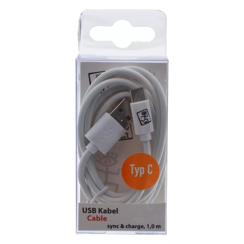 USB-Kabel 2GO 795925 1m Micro-USB B USB C USB 3.2 Gen 1 Weiß