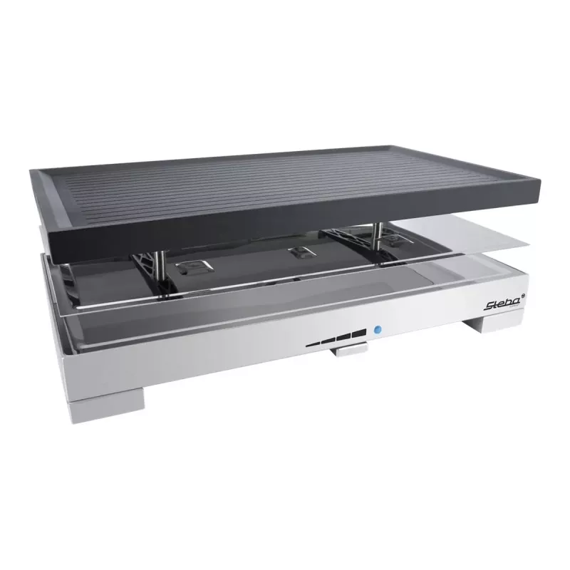 Steba RC 68 - Raclettegrill - 1,2 kW - Schwarz/Edelstahl