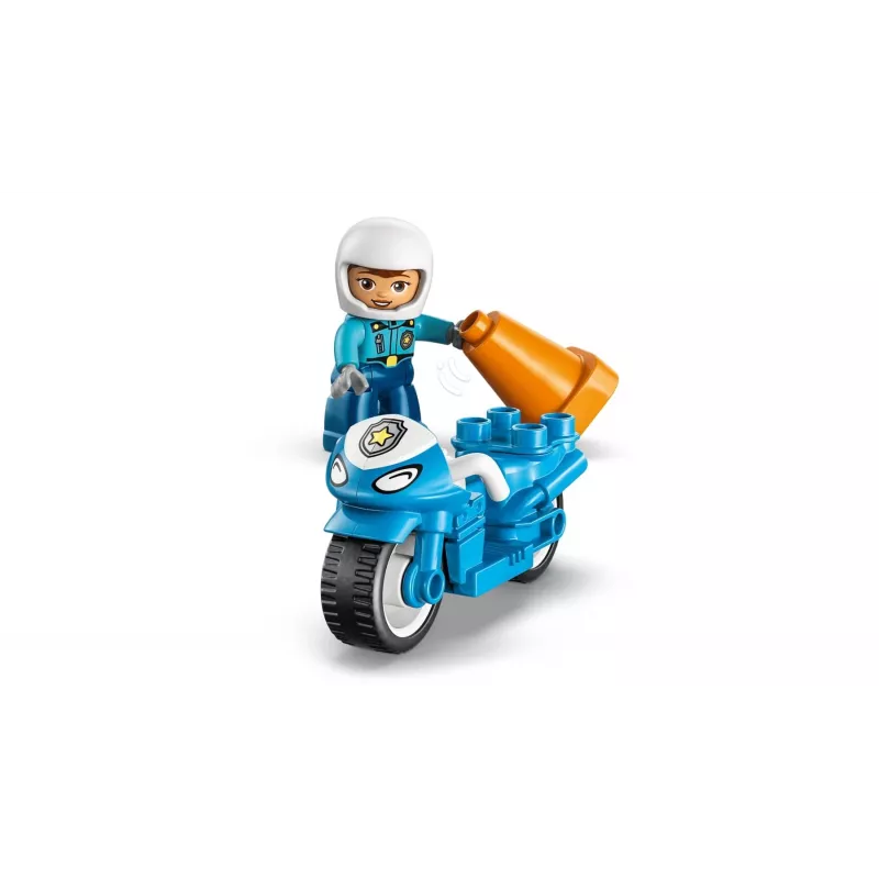 LEGO DUPLO 10471 Blaues Polizeimotorrad