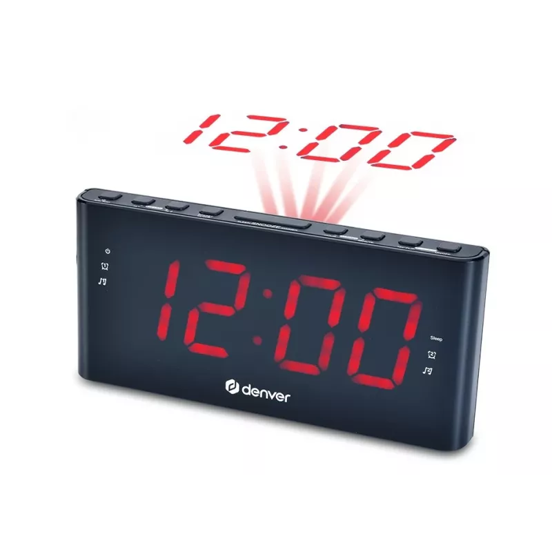 Denver CPR-710 Wecker Digitaler Wecker Schwarz