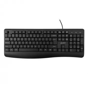 Kabelgebundene USB-Tastatur SBOX K-103 US Schwarz — US-Layout, USB-Anschluss