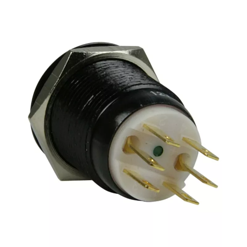 Computer-Gehäuseteil Lamptron LAMP-SW1912L-H – Stahl schwarz, Durchmesser 2,2 cm, Einzelstück