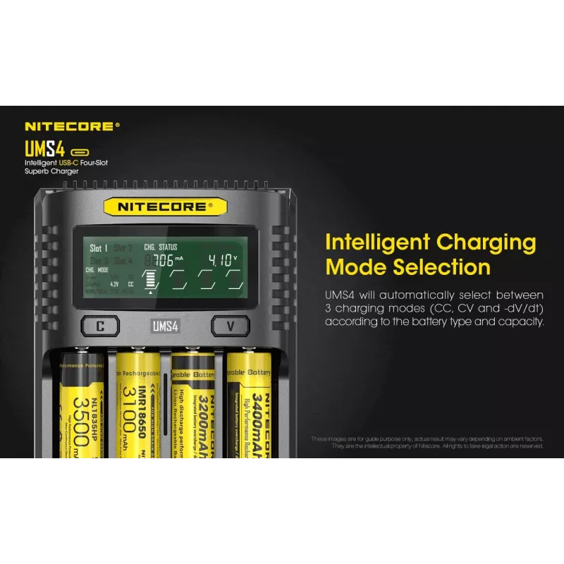 Ladegerät Nitecore UMS4