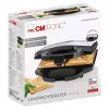 Clatronic ST 3778 Sandwichmaker 750 W Schwarz, Edelstahl