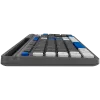 Kabellose Tastatur CANYON HKB-W03 Grau – kompaktes Design, AAA-batteriebetrieben, Modell CNS-HKBW03DG