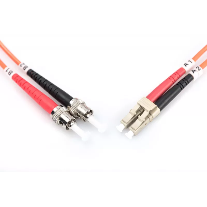 Glasfaser-Multimode-Patchkabel - LC - ST - 10 m - I-VH - OM2 - LC - ST