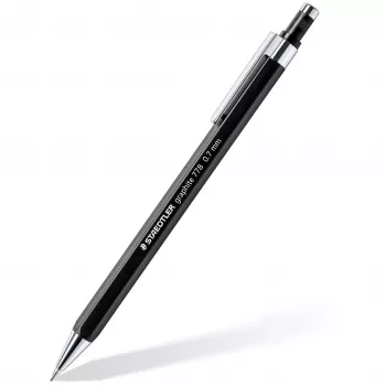 Druckbleistift Staedtler 778 07-9, sechskantiger Schaft, schwarz, 0,7 mm Mine