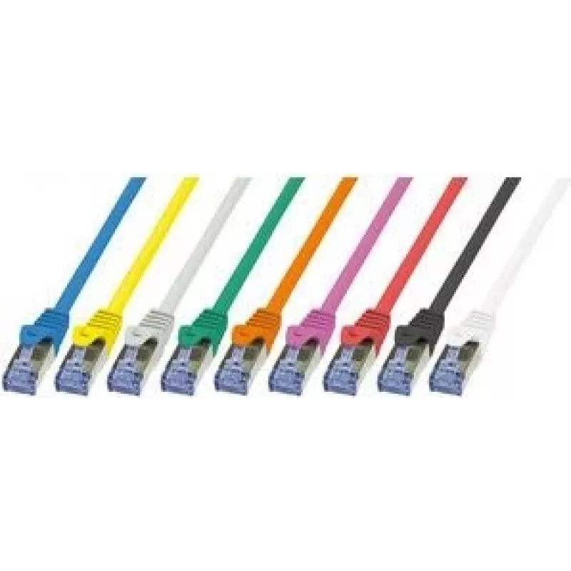 Netzwerkkabel LogiLink Cat6a S/FTP RJ-45 3m Rot